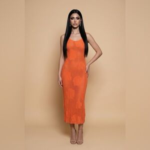 NET Z Supply Praya Fleur Crochet Midi Dress Medium